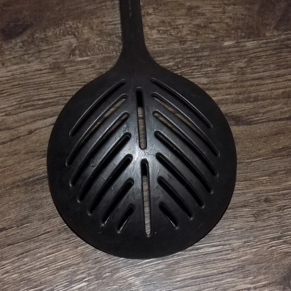 Calphalon Slotted Spoon Kitchen Utensil Black Nylon Excellent Condition